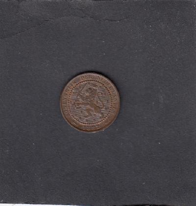 Beschrijving: 1 Cent WILLEM III